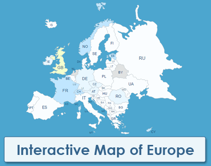 Interactive Map of Europe