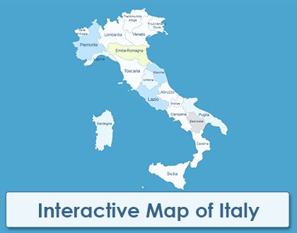 Interactive Map of Italy