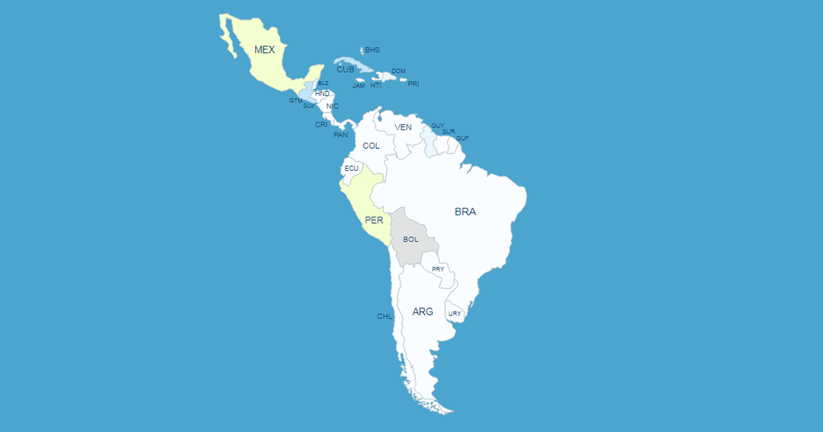Interactive Latin America Map
