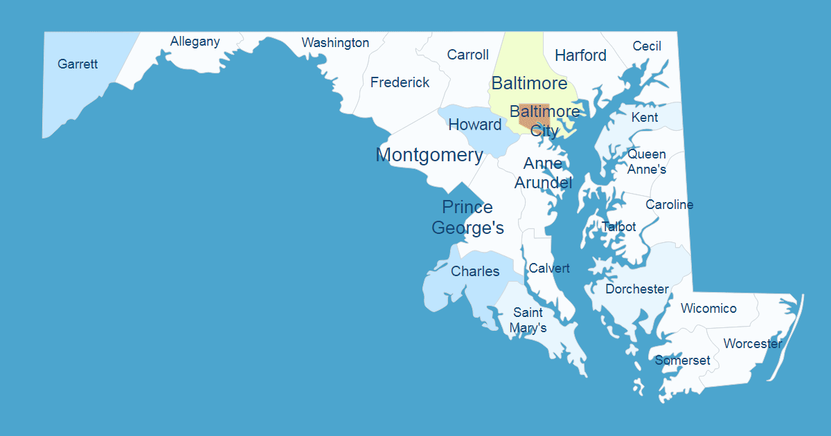 Interactive Map of Maryland [WordPress Plugin]