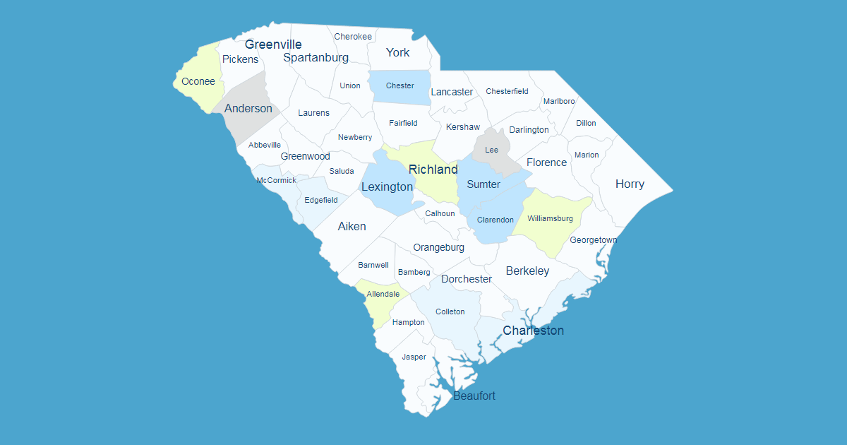 Interactive Map of South Carolina [WordPress Plugin]