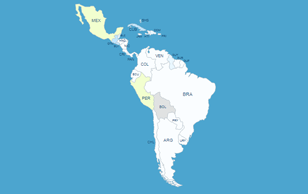 Interactive Map Of Latin America Interactive Map of South America [WordPress Plugin]
